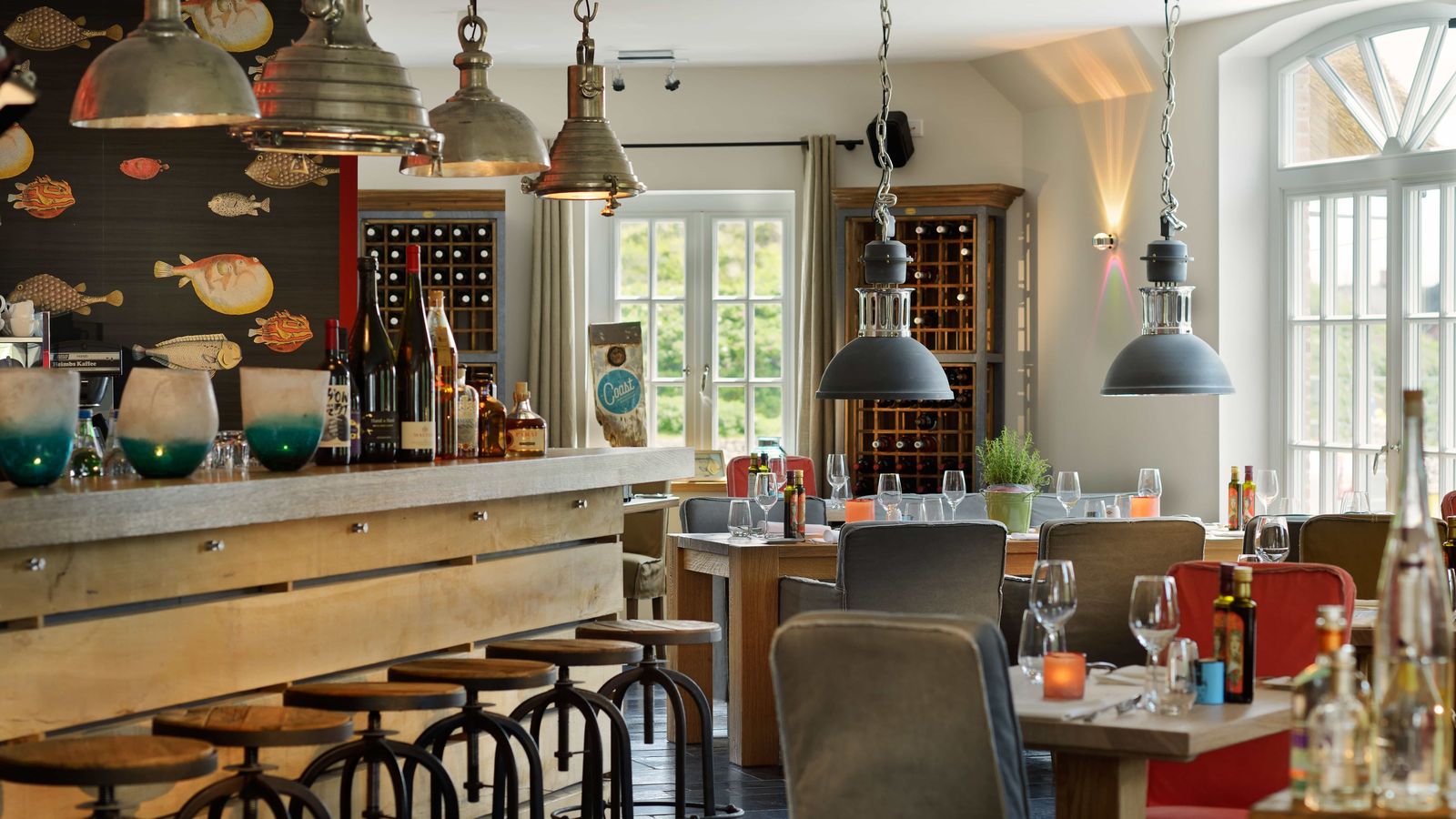 Bar im Restaurant und Weinbar Coast in Rantum auf Sylt