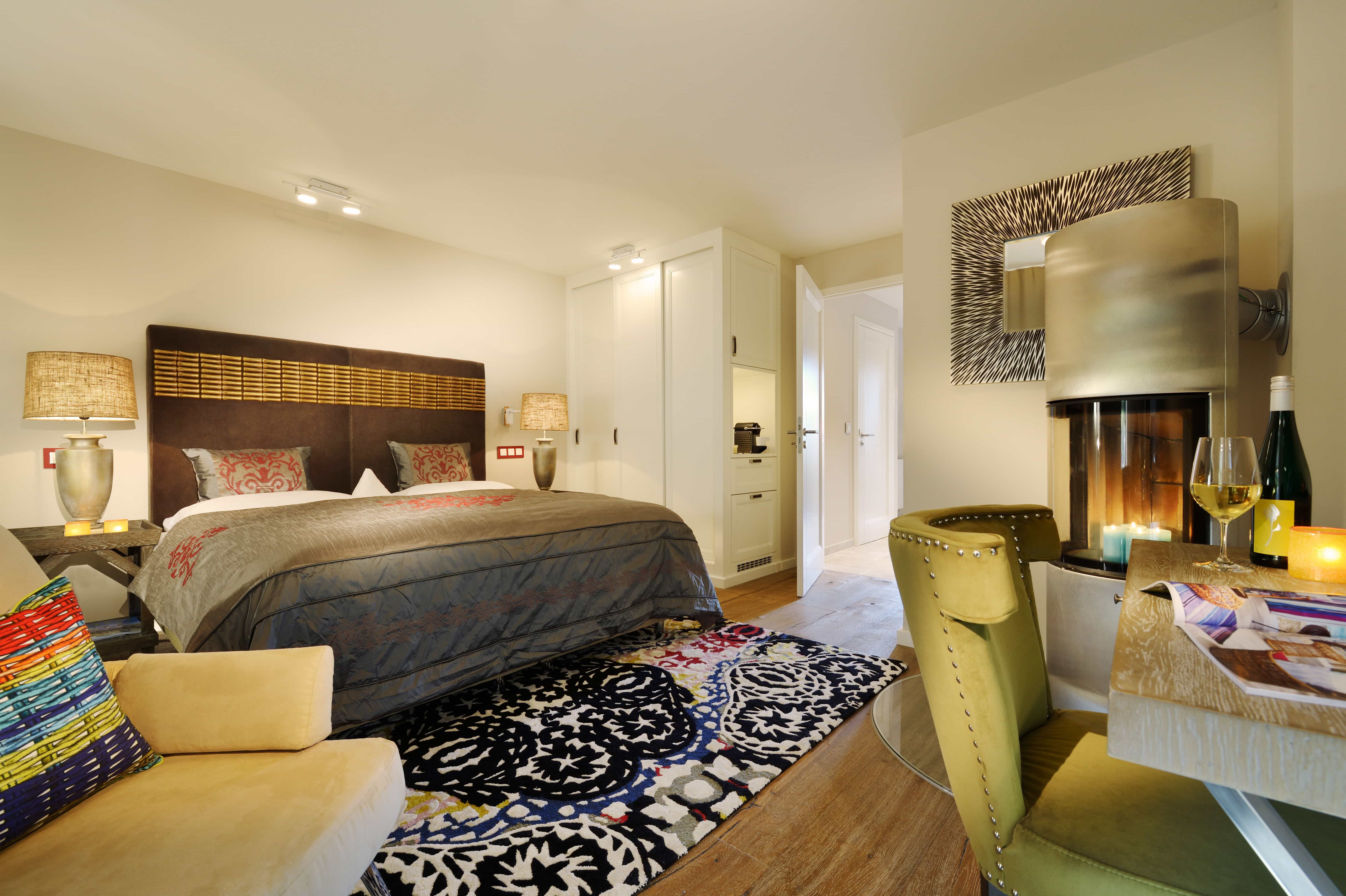 Suite Hotel Duene Sylt Rantum mit kamin