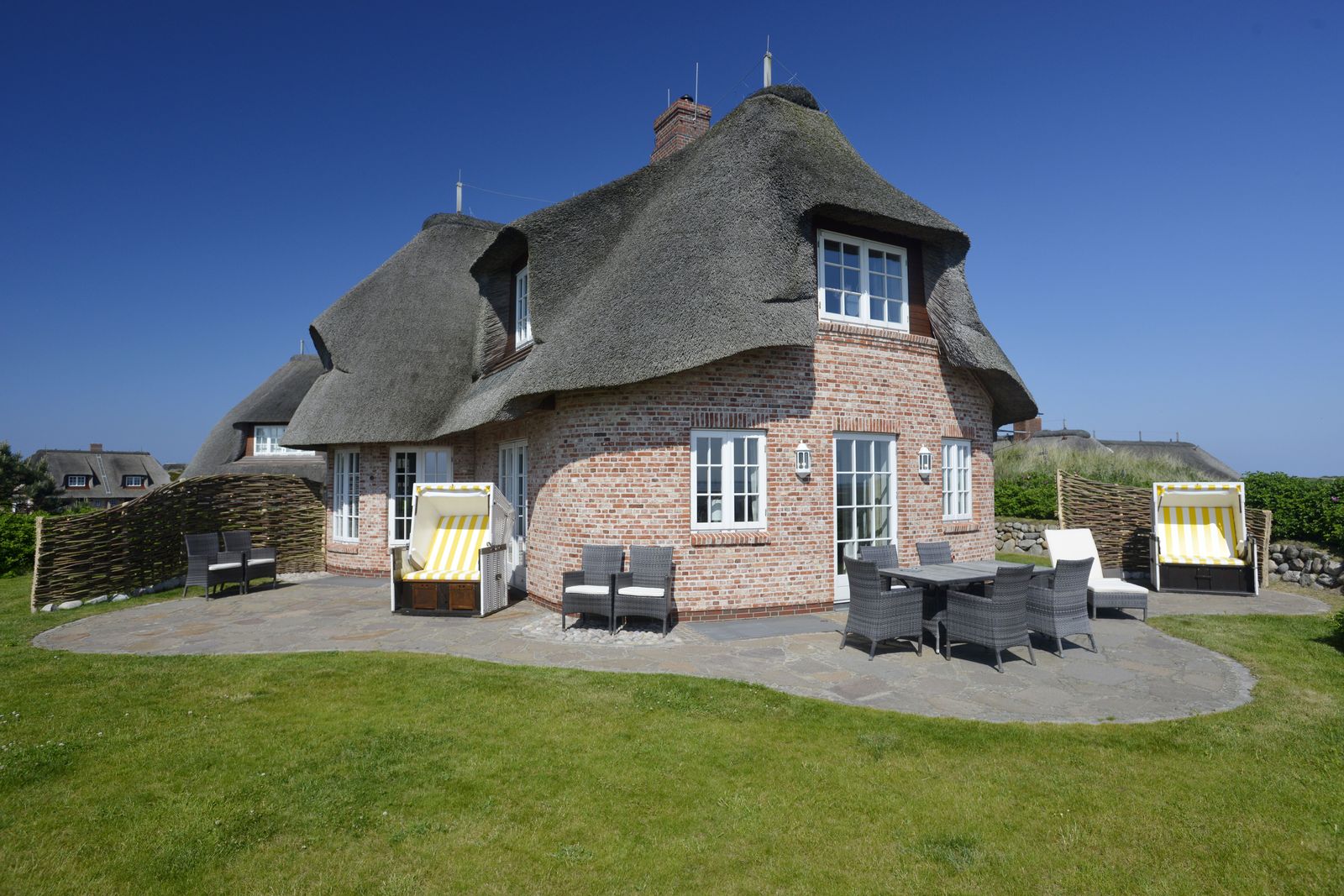 Luxus Ferienhaus Rantum Sylt Reetdach