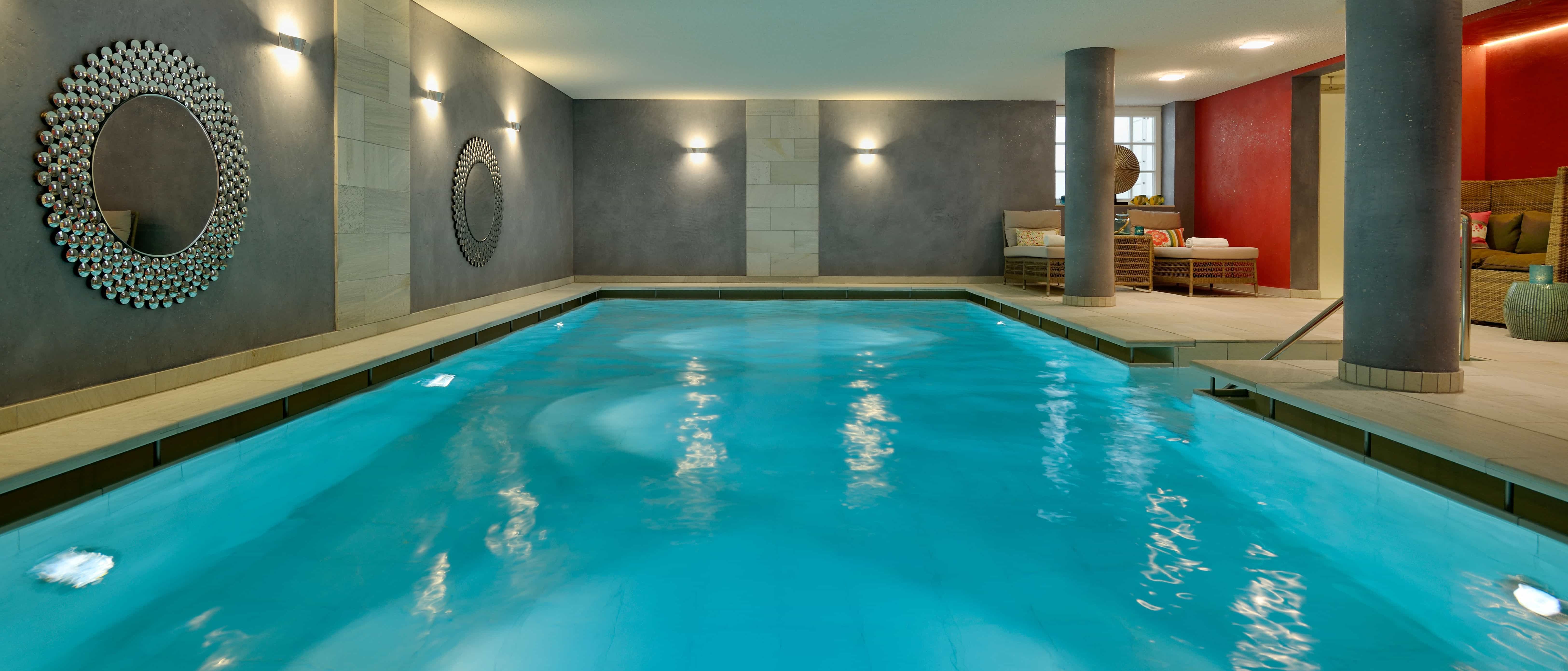 Pool im Wellnessbereich des Hotel Duene in Rantum auf Sylt
